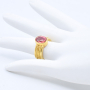 unsigned-pink-tourmaline-18k-yellow-gold-ring-2