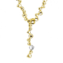 dimodolo-yellow-gold-tri-link-small-diamond-necklace-2