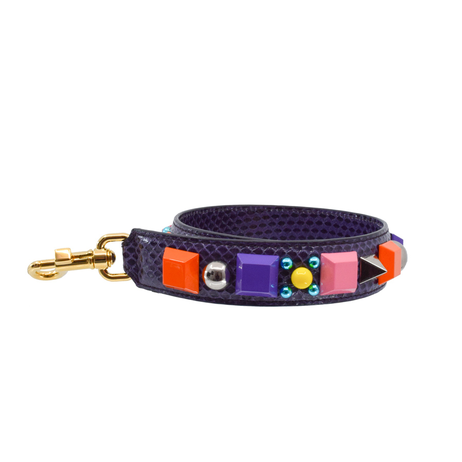 dolcegabbana-purple-snake-embelished-strap