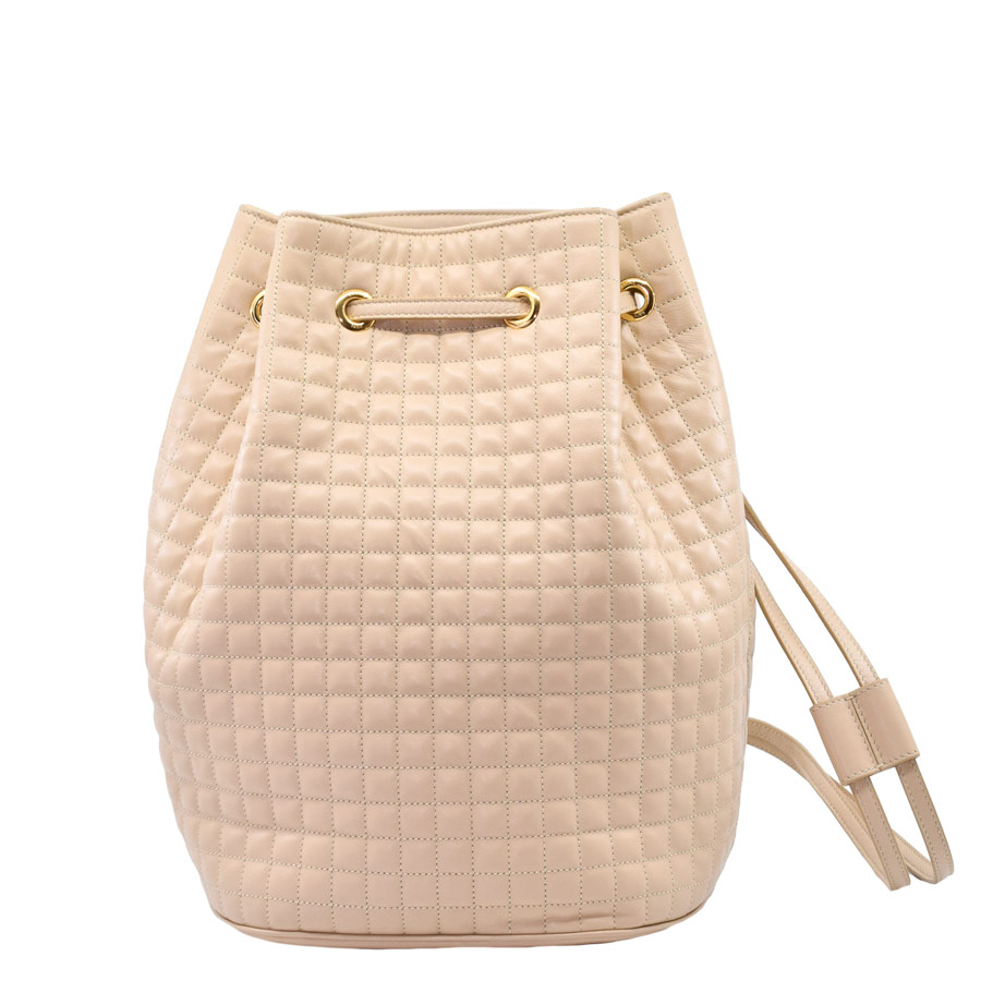 celine-nude-leather-quilted-bucket-backpack-1