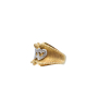 unsigned-14k-yellow-gold-diamond-double-heart-ring-2