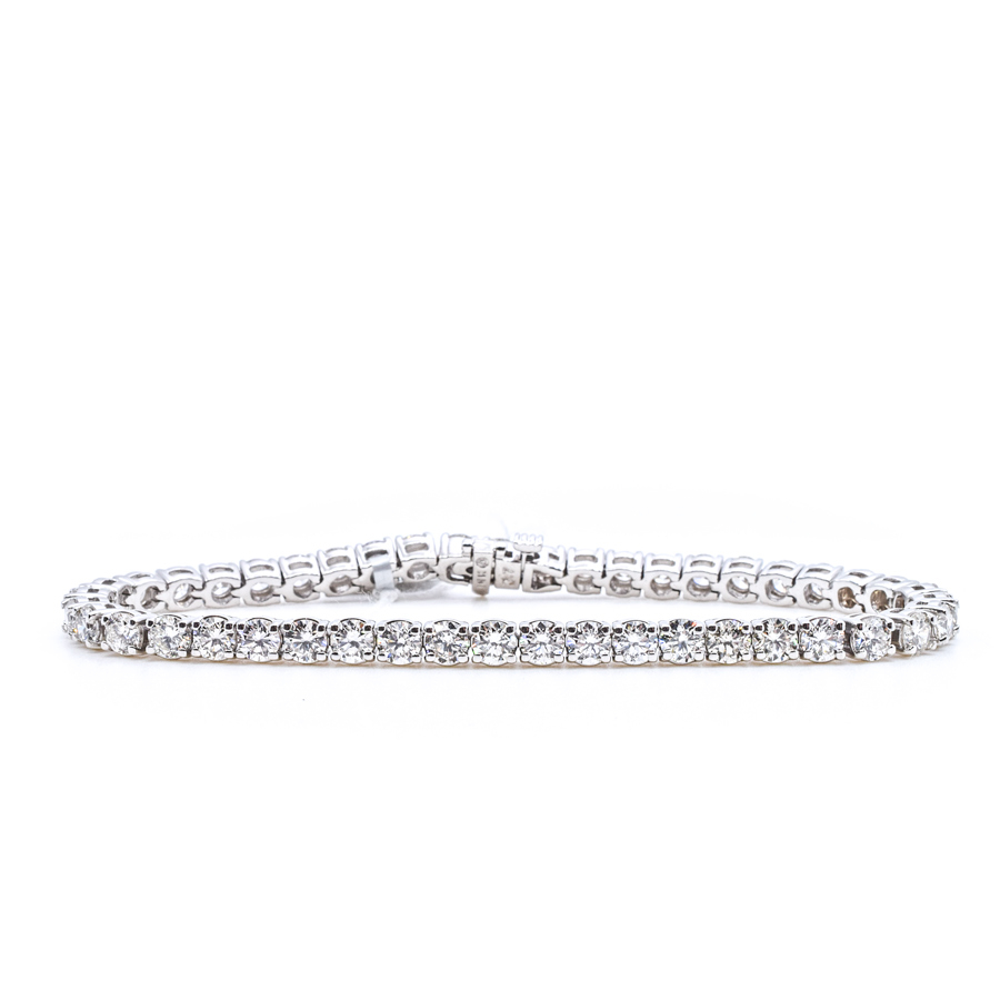 unsigned-18k-white-gold-diamond-tennis-bracelet-1