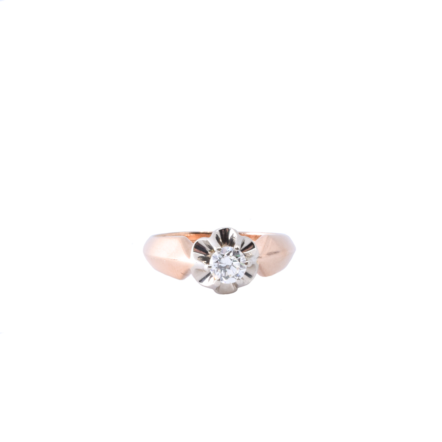 unsigned-18k-pink-gold-white-gold-diamond-flower-ring-1