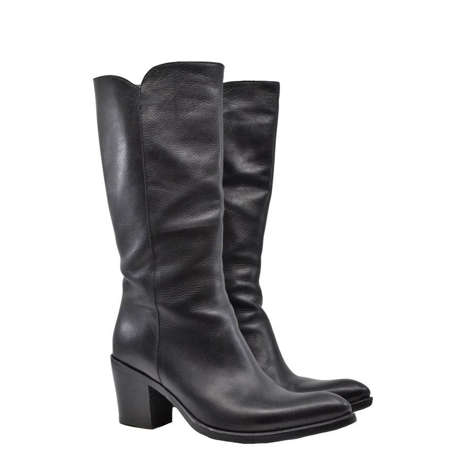 prada-black-calf-boots