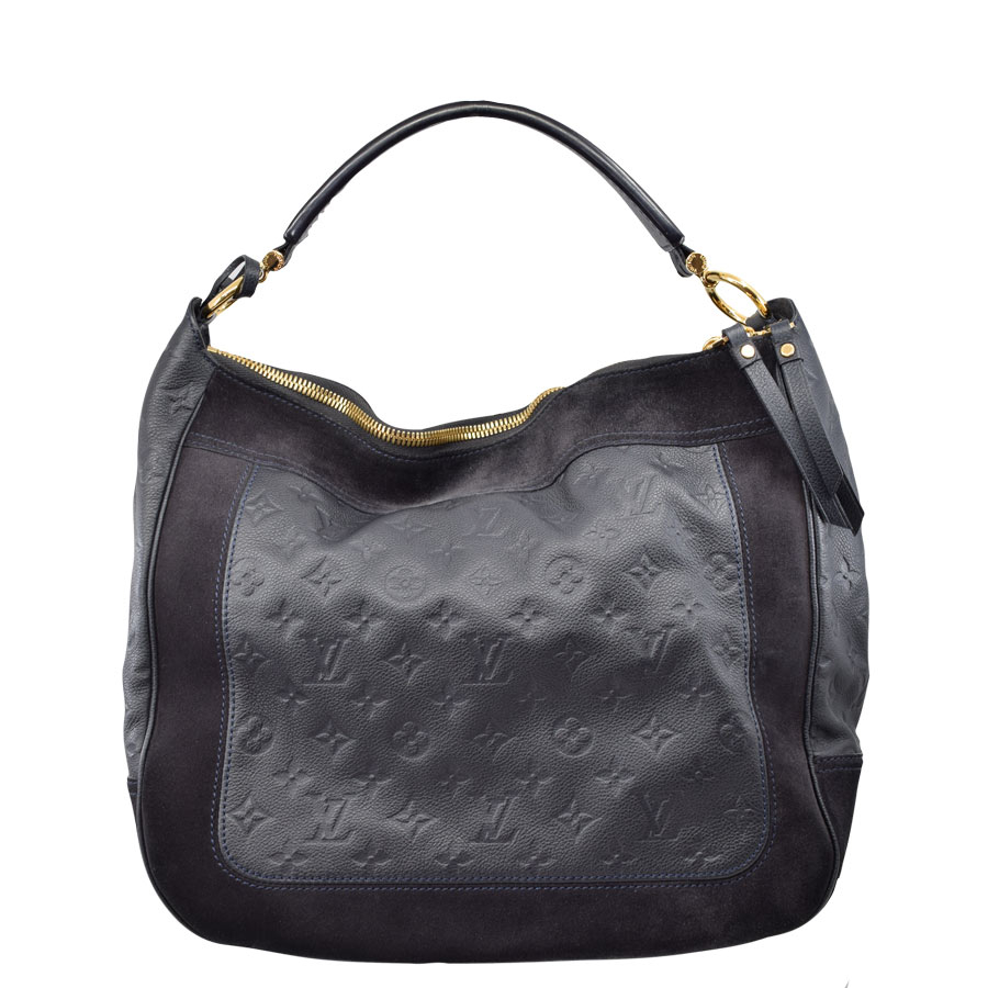 louisvuitton-suede-leather-embossed-shoulder-hobo-bag-1