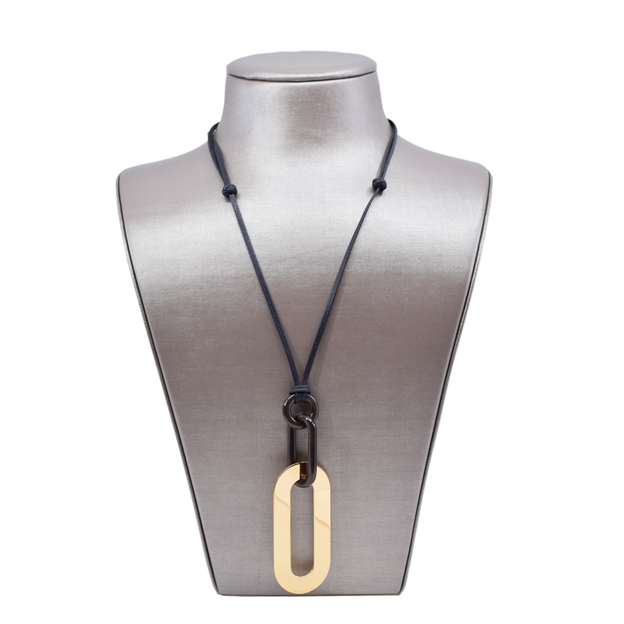 hermes-gold-ring-multilength-adjustable-leather-necklace-1