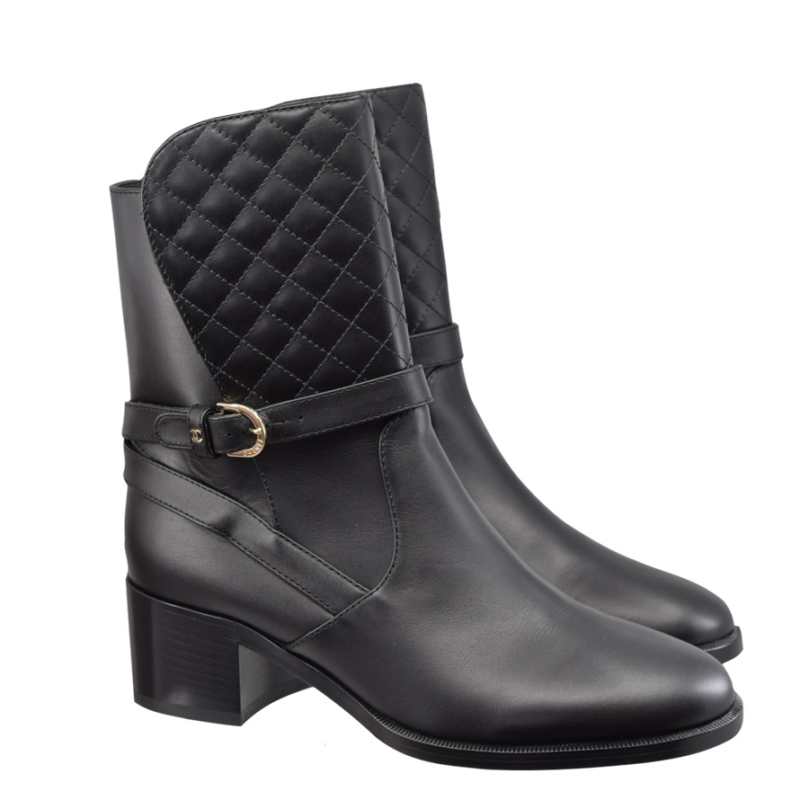 chanel-black-leather-shiny-quilted-boots-2