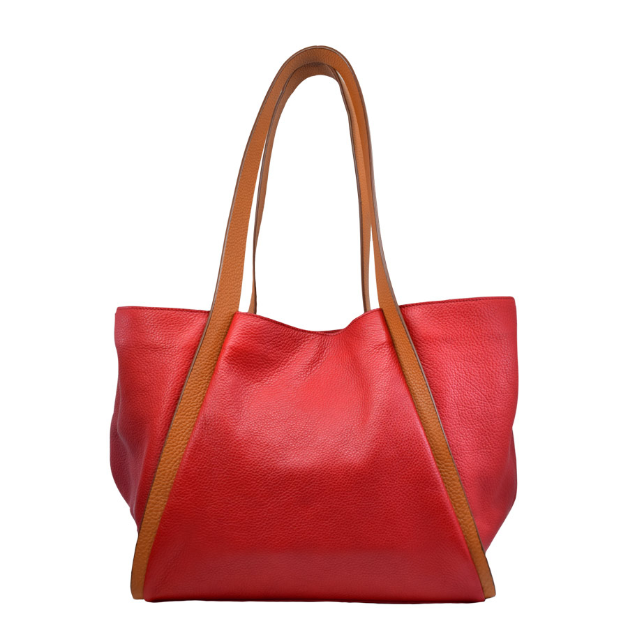 akris-red-leather-brown-shoulder-strap-tote-1
