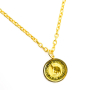 unsigned-18k-yellow-gold-textured-thick-chain-australia-coin-necklace-2