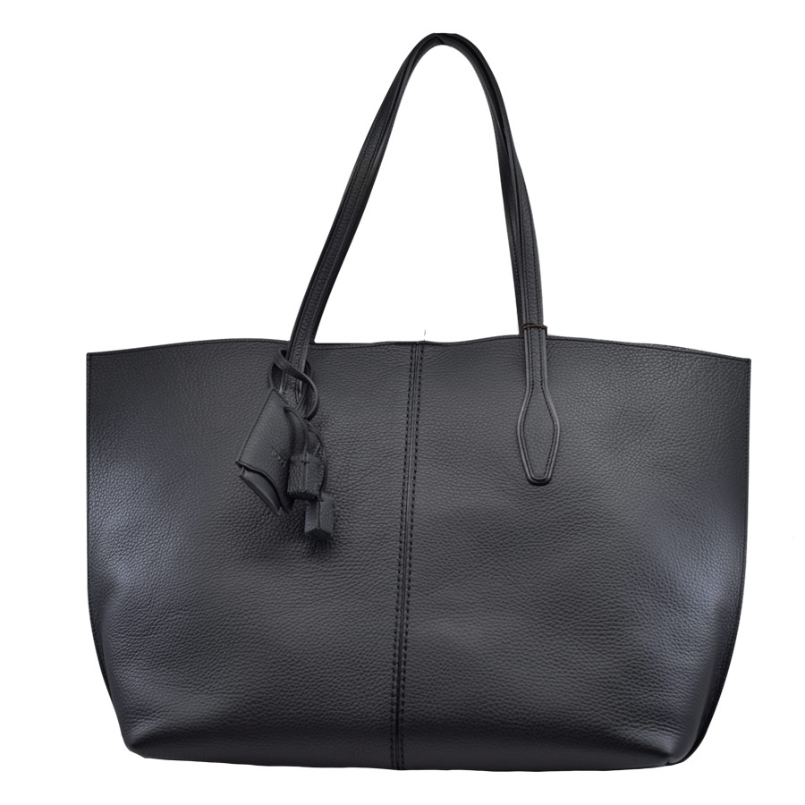tods-black-leather-tote-bag-1