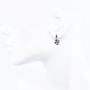 unsigned-18k-black-white-diamond-flower-post-dangle-earrings-2