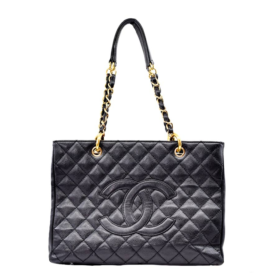 chanel-black-gold-hardware-quilted-shopper-1
