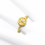 unsigned-18k-yellow-gold-circle-small-diamond-ball-ring-2