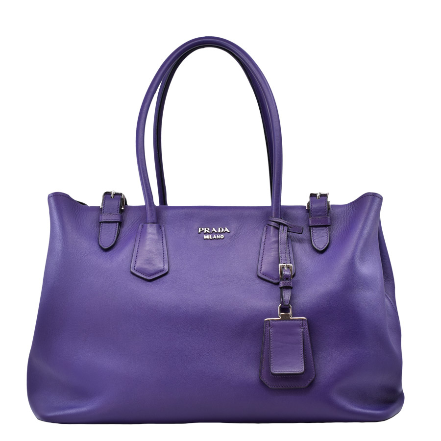 prada-purple-leather-large-buckle-tote-bag-1