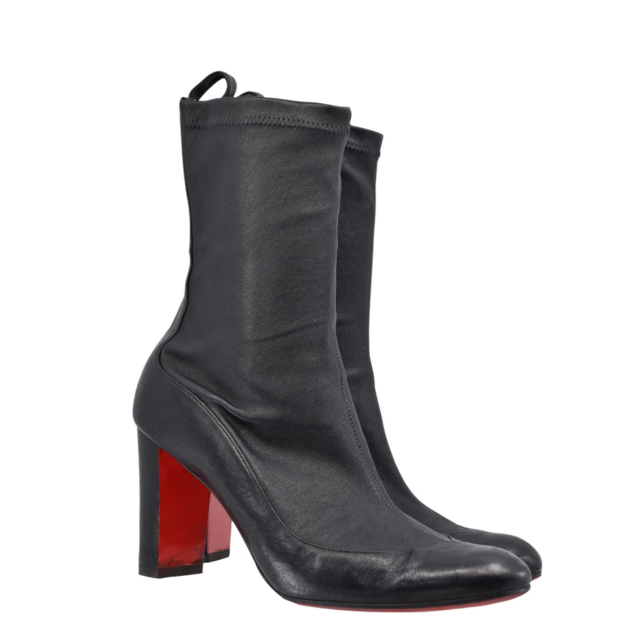 christianlouboutin-halfchunk-heel-booties-stretchy-black-leather-1