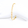 unsigned-14k-yellow-gold-paperclip-chain-bracelet-2