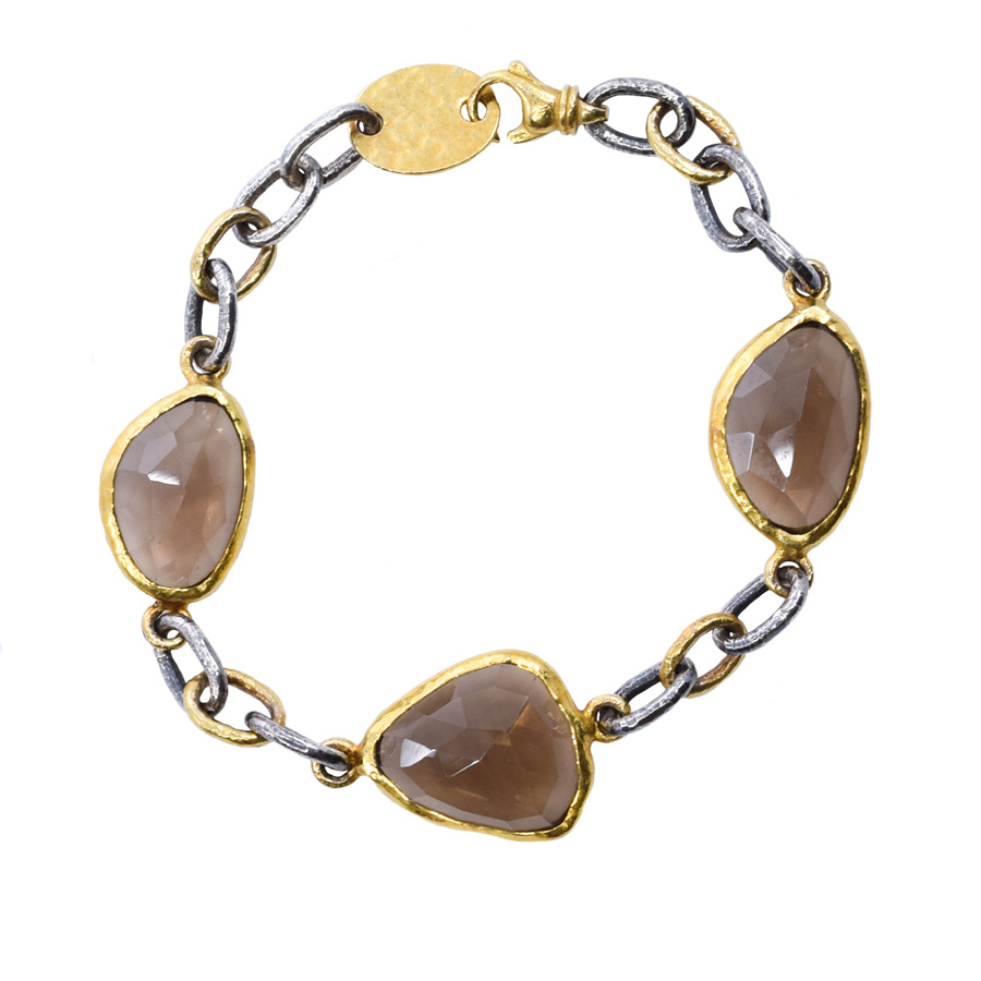 ara-smokey-quartz-sterling-18k-yellow-gold-link-bracelet-1