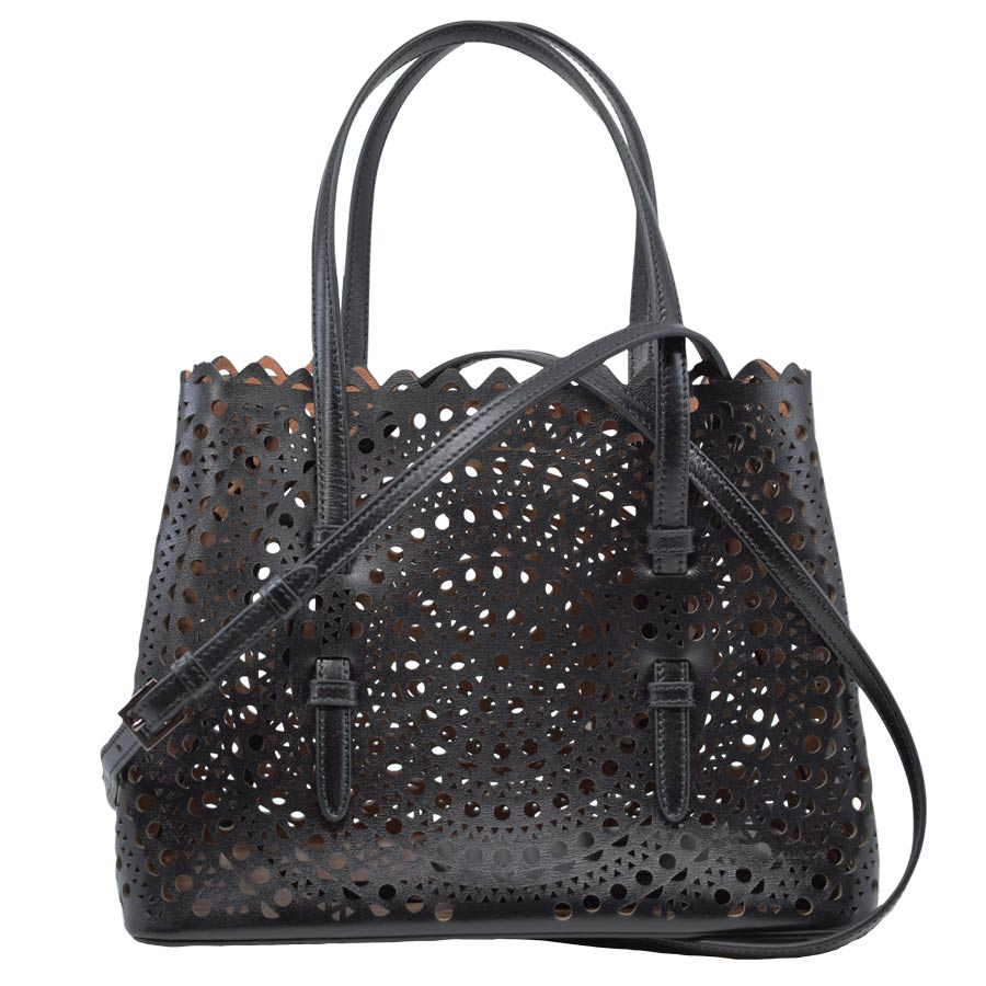 alaia-black-leather-perforated-small-tote-bag-1