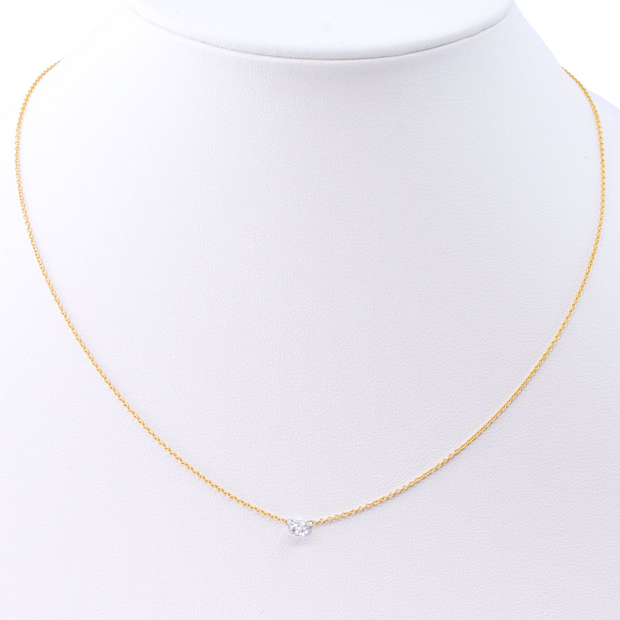 unsigned-14k-yellow-gold-diamond-round-open-stone-necklace-1