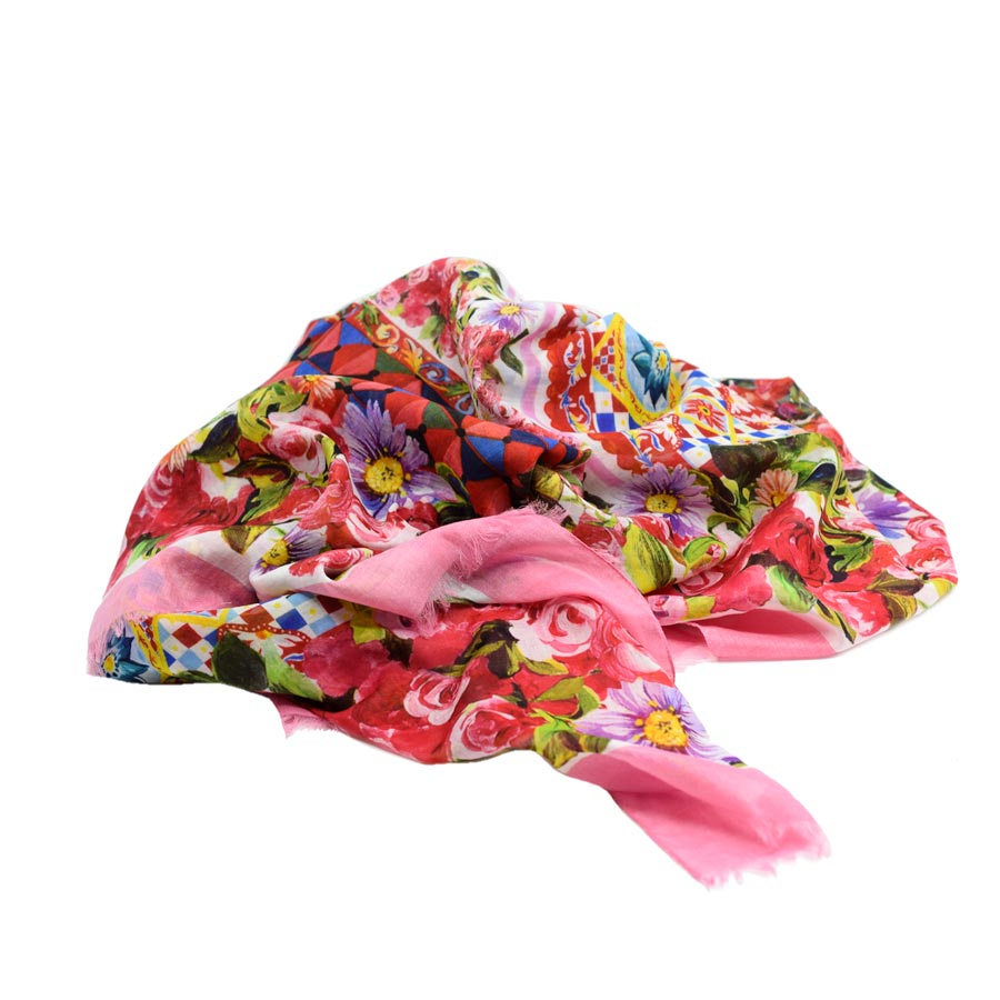 dolcegabbana-floral-print-large-pink-scarf