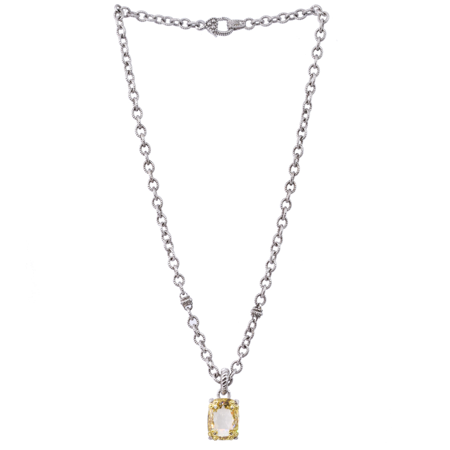 judithripka-sterling-yellow-stone-pendant-necklace-1