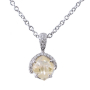unsigned-18k-white-gold-raw-diamond-pendant-necklace-1