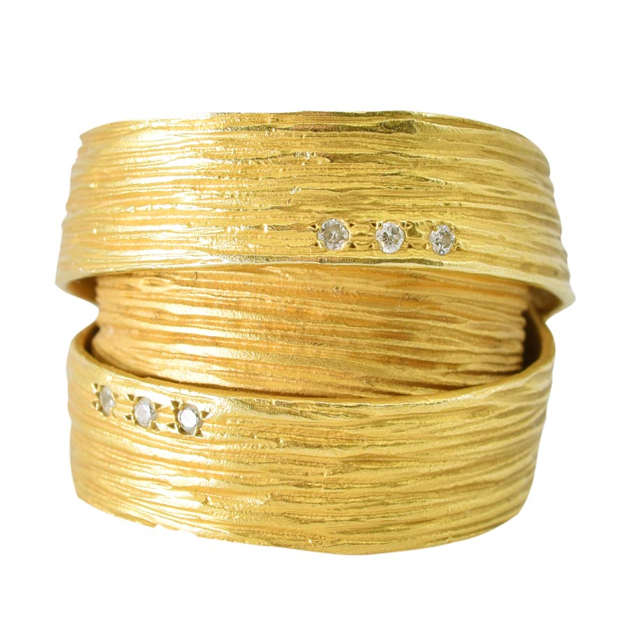 unsigned-14k-yellow-gold-ribboned-diamond-ring