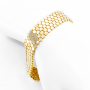 unsigned-14k-yellow-gold-honeycomb-bracelet-4