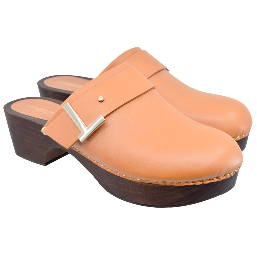 lafayette148-brown-leather-wood-heel-clogs