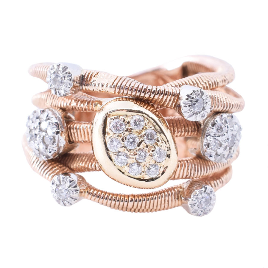 unsigned-pink-yellow-white-gold-wrap-cable-diamond-ring-1