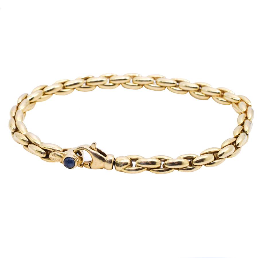 unsigned-18k-yellow-gold-oval-link-chain-bracelet-1
