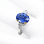 unsigned-18k-white-yellow-gold-sapphire-pear-diamond-ring-2
