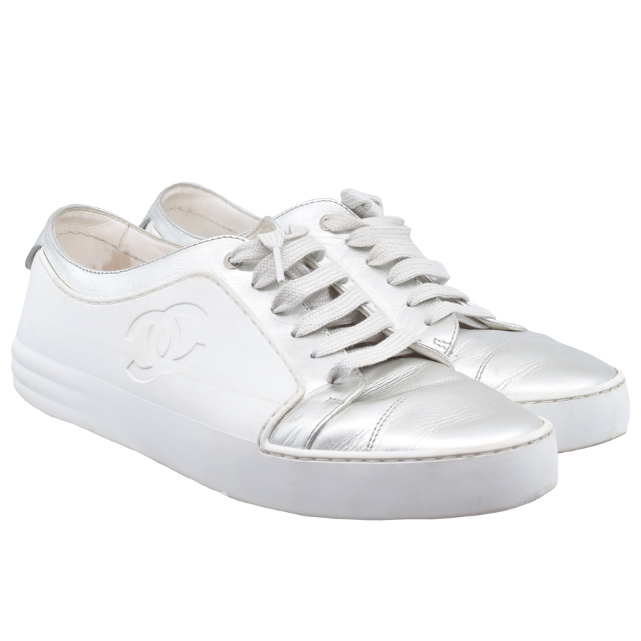 chanel-white-silver-toe-leather-sneakers-1