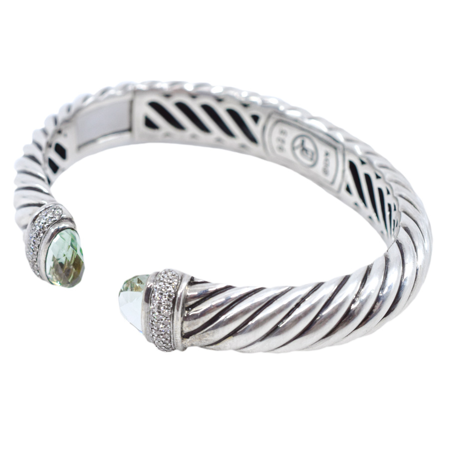 davidyurman-green-cap-cable-bracelet
