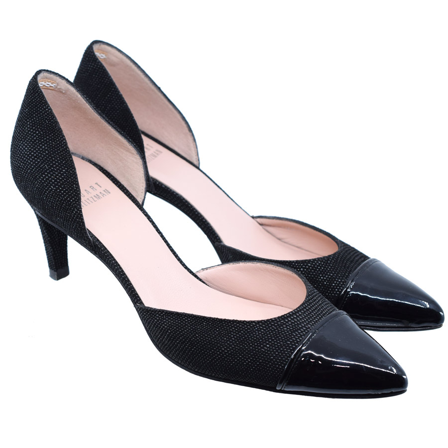 stuartweitzman-black-patent-toe-heels