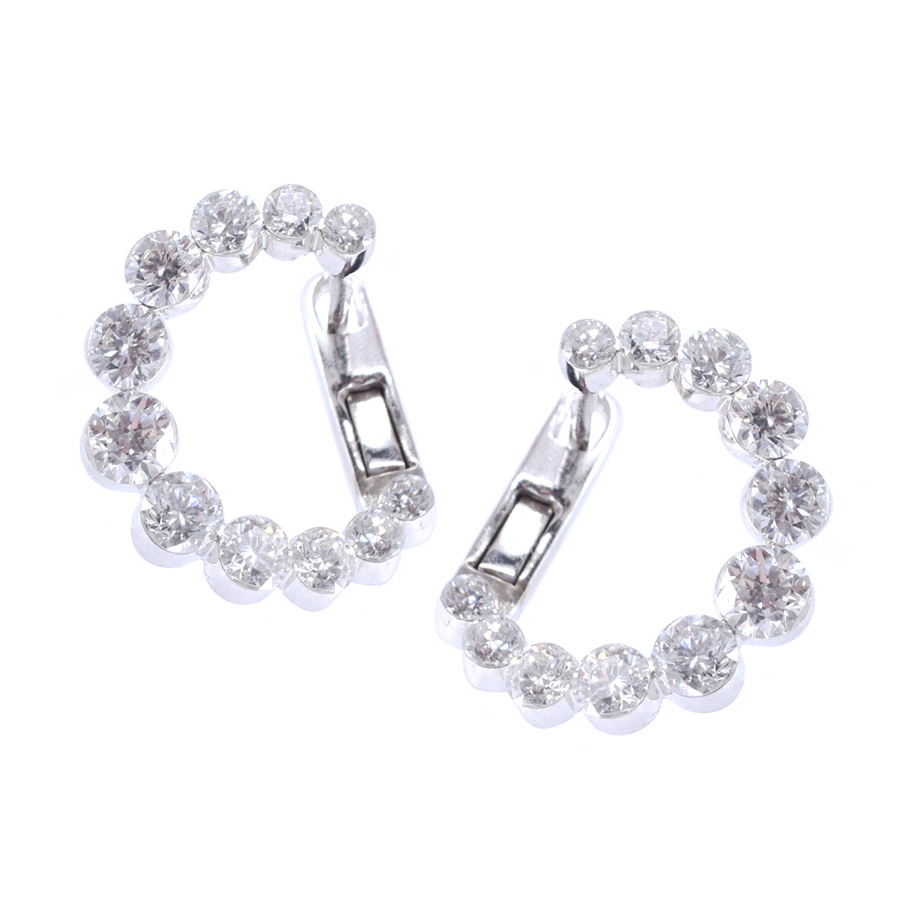 unsigned-18k-white-gold-diamond-shrimp-earrings-1