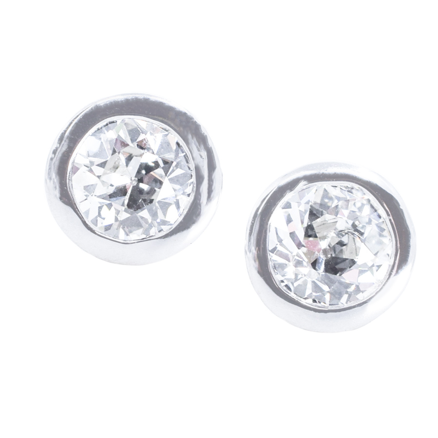 unsigned-18k-bezel-set-minecut-diamond-stud-earrings-1
