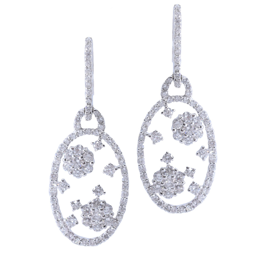 carlbucherer-18k-white-gold-diamond-flower-oval-earrings-1