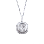 unsigned-18k-white-gold-diamond-halo-squared-pendant-necklace-2