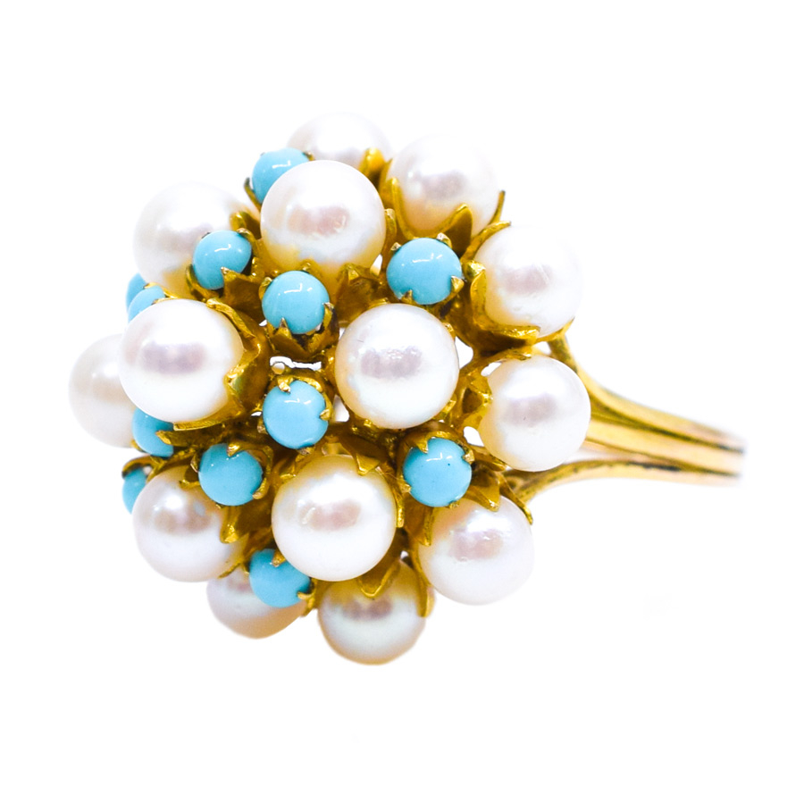 unsigned-14k-pearl-turquoise-bauble-ring-2