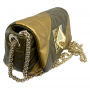 soniarykiel-gold-metalic-olive-leather-shoulder-bag