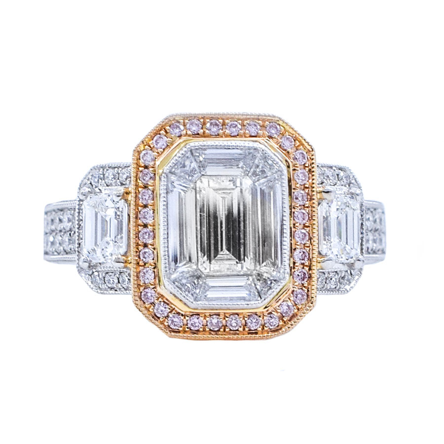 unsigned-18k-white-pink-gold-diamond-multilayer-ring-1