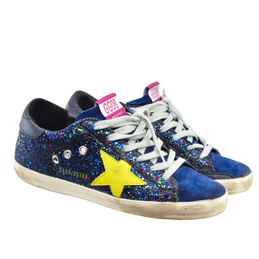 goldengoose-blue-sparkle-sneakers