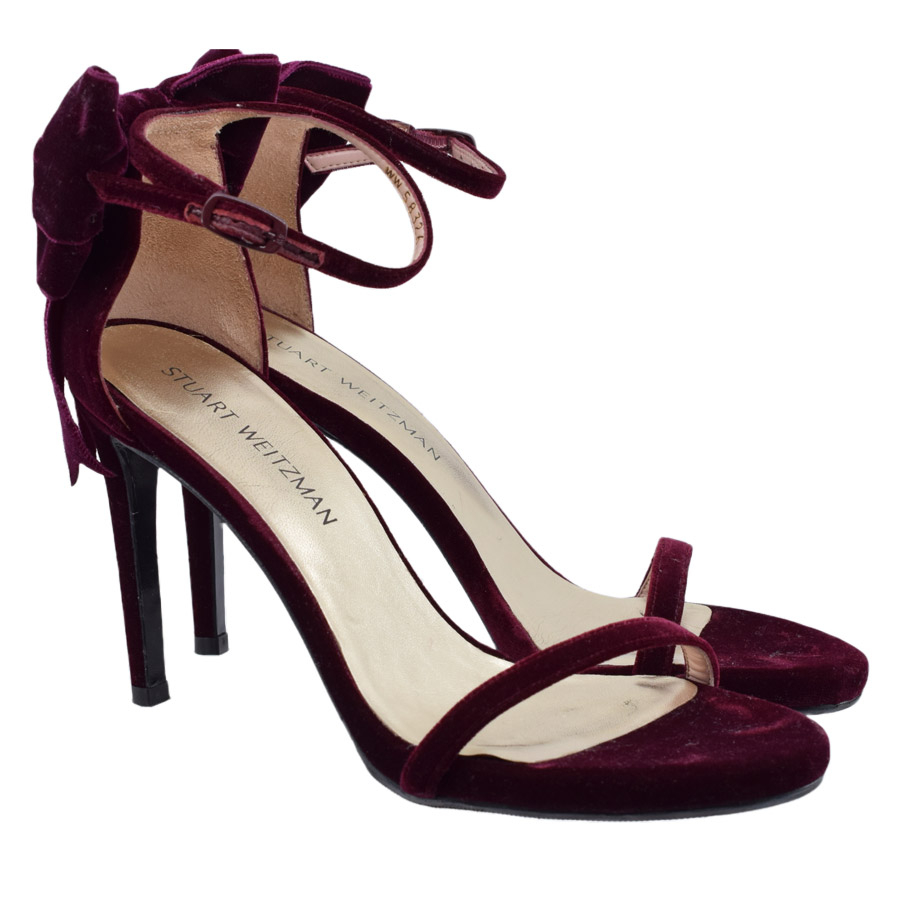 stuartweitzman-purple-velvet-bow-heels