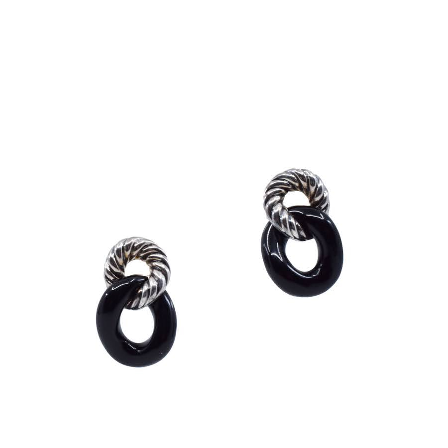 davidyurman-cable-twist-onyx-earrings-1