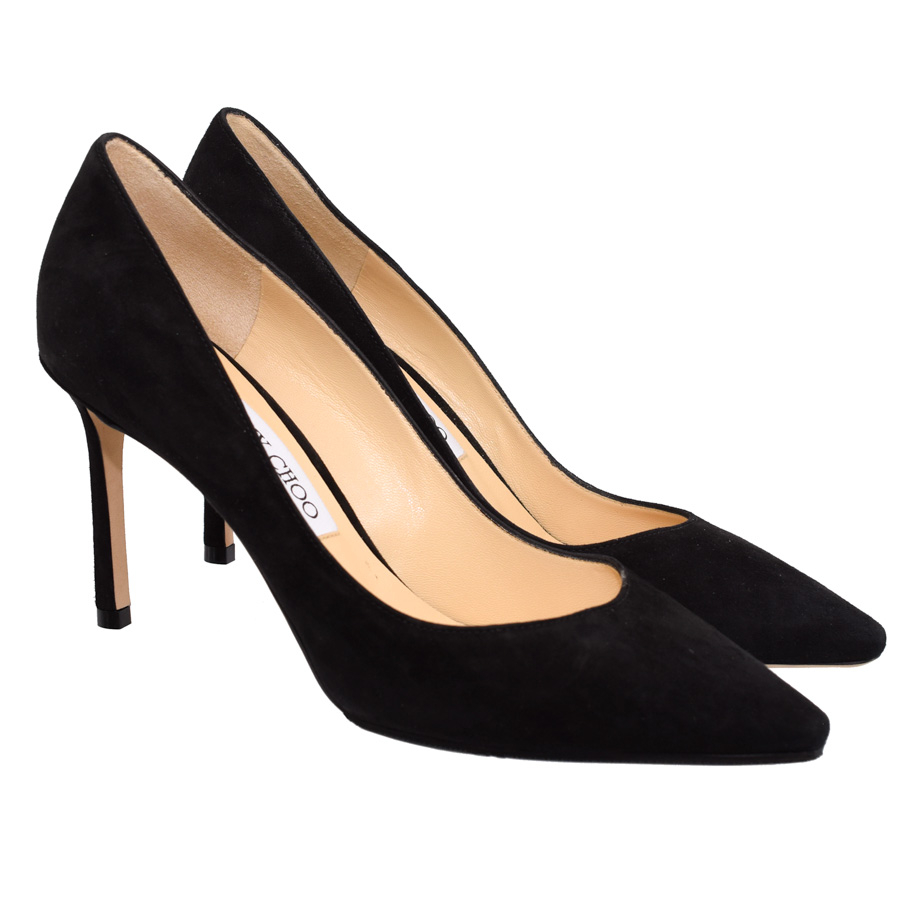 jimmychoo-black-suede-heels