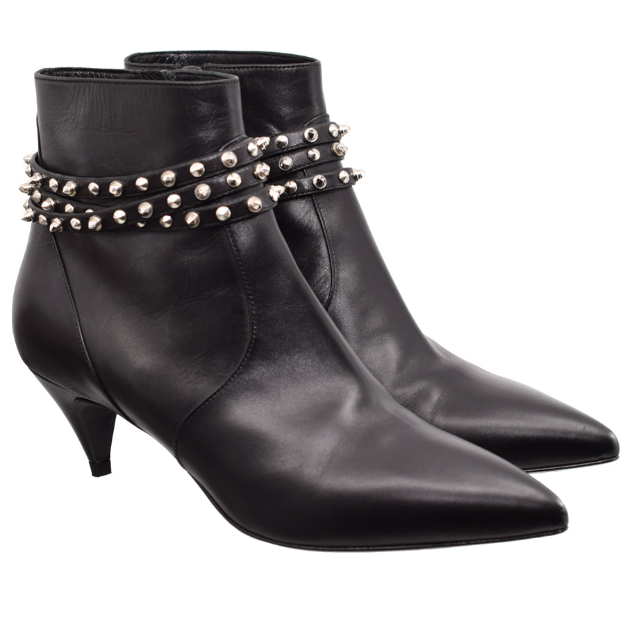 ysl-black-studded-heel-booties