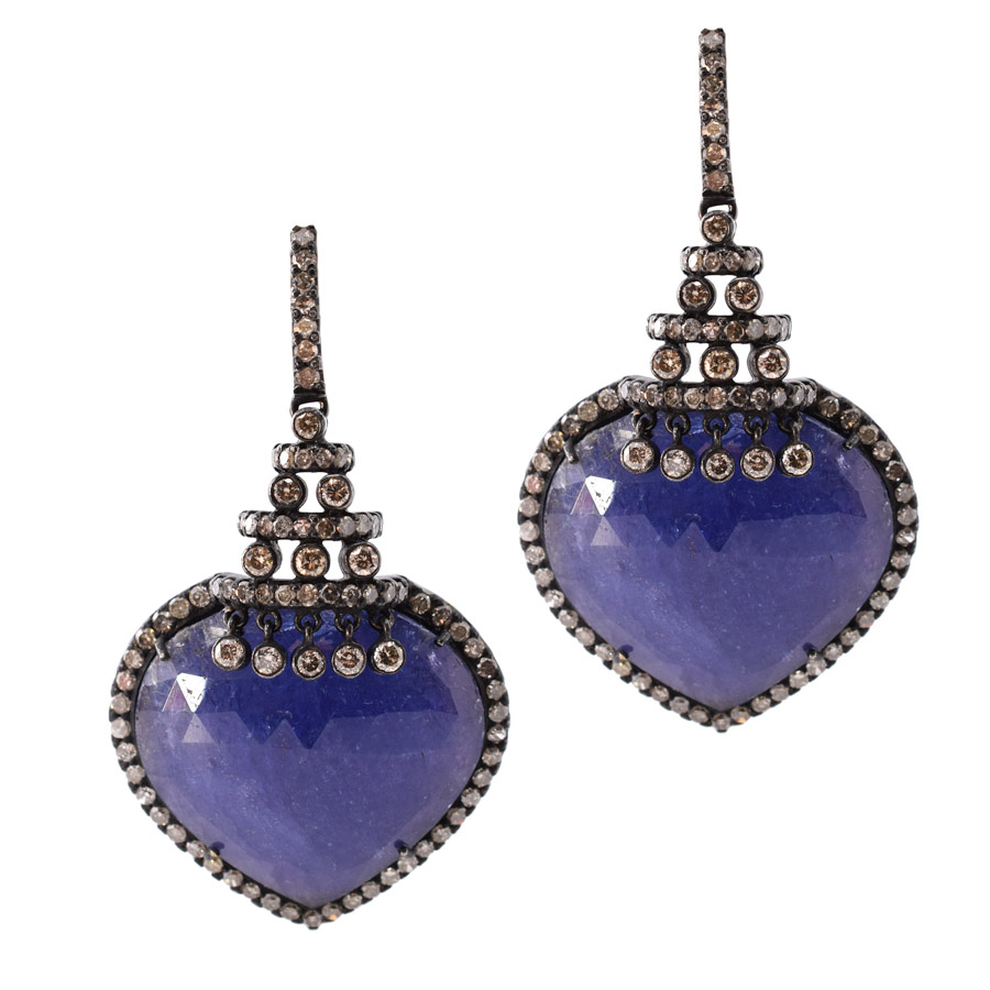 estate-tanzanite-slice-heart-diamond-heart-sterling-14k-earrings-1