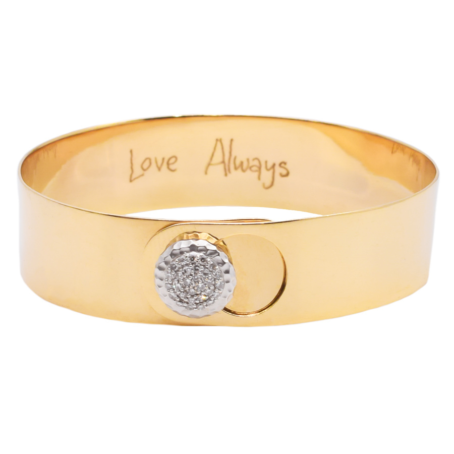 unsigned-lovealways-yellow-gold-hook-bracelet-1