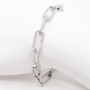 unsigned-18k-white-gold-diamond-link-paperclip-bracelet-1
